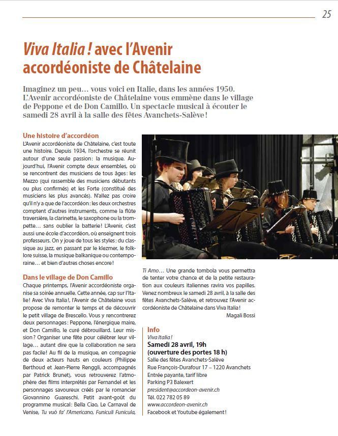 Avenir Accordéoniste Châtelaine
