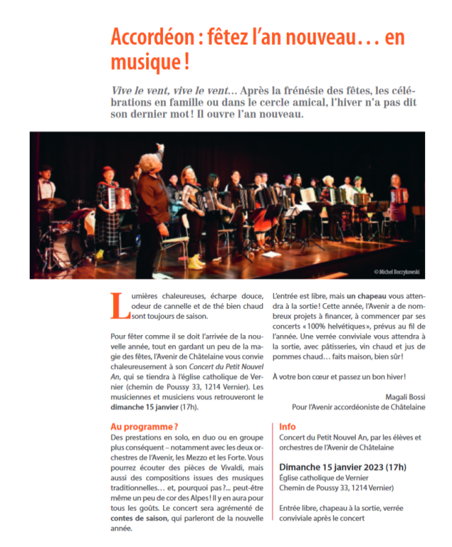 Avenir Accordéoniste Châtelaine
