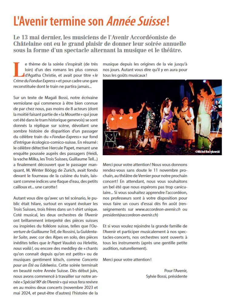 Avenir Accordéoniste Châtelaine
