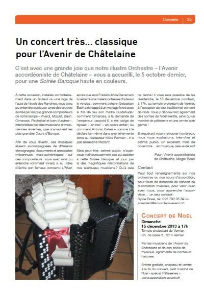 Avenir Accordéoniste Châtelaine
