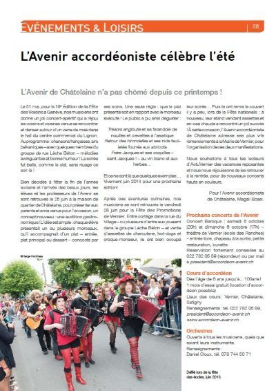 Avenir Accordéoniste Châtelaine
