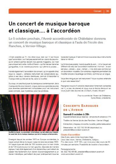 Avenir Accordéoniste Châtelaine
