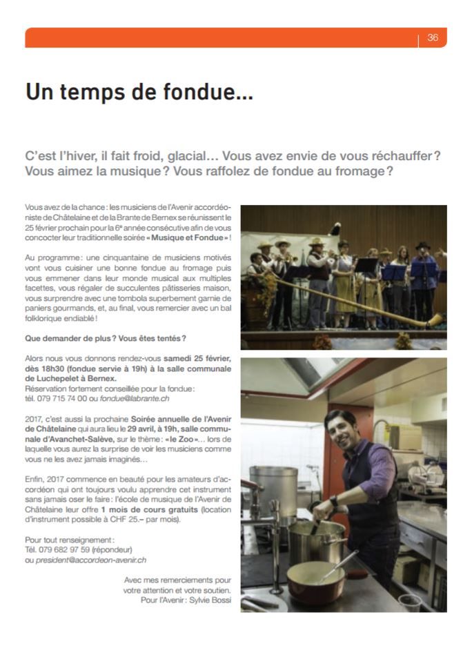 Avenir Accordéoniste Châtelaine
