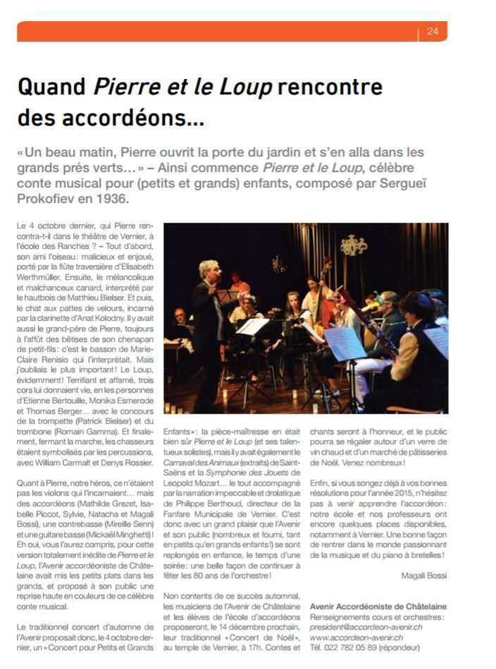 Avenir Accordéoniste Châtelaine
