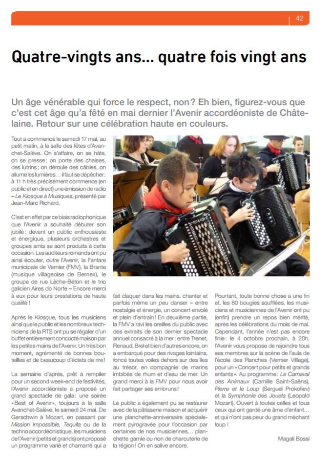 Avenir Accordéoniste Châtelaine
