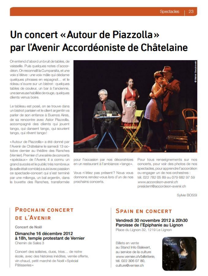 Avenir Accordéoniste Châtelaine
