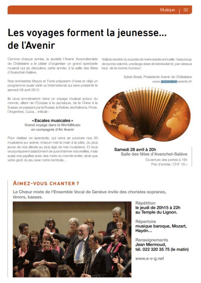 Avenir Accordéoniste Châtelaine
