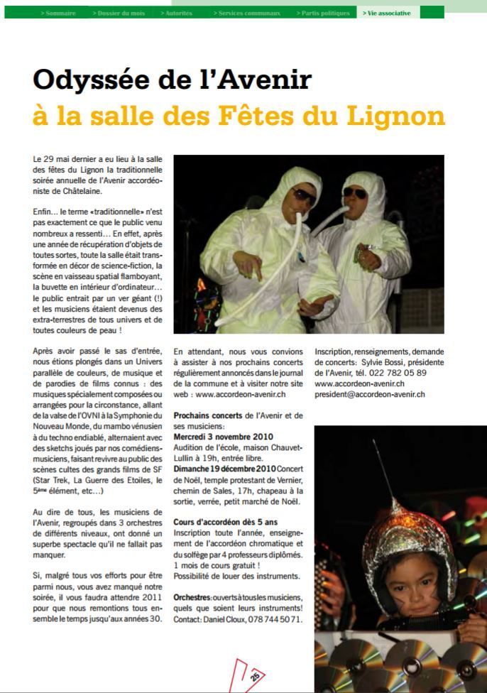 Avenir Accordéoniste Châtelaine
