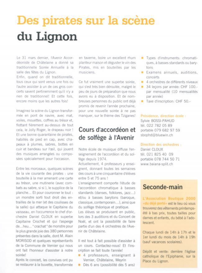 Avenir Accordéoniste Châtelaine
