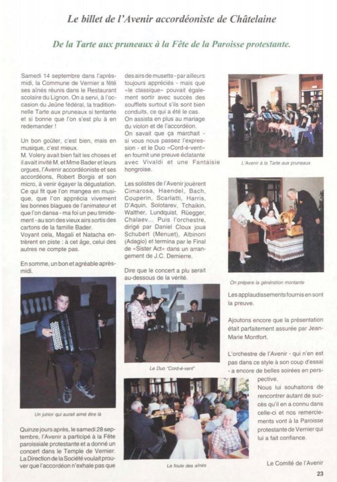 Avenir Accordéoniste Châtelaine
