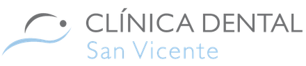 Un logotipo para la clínica dental San Vicente en español.