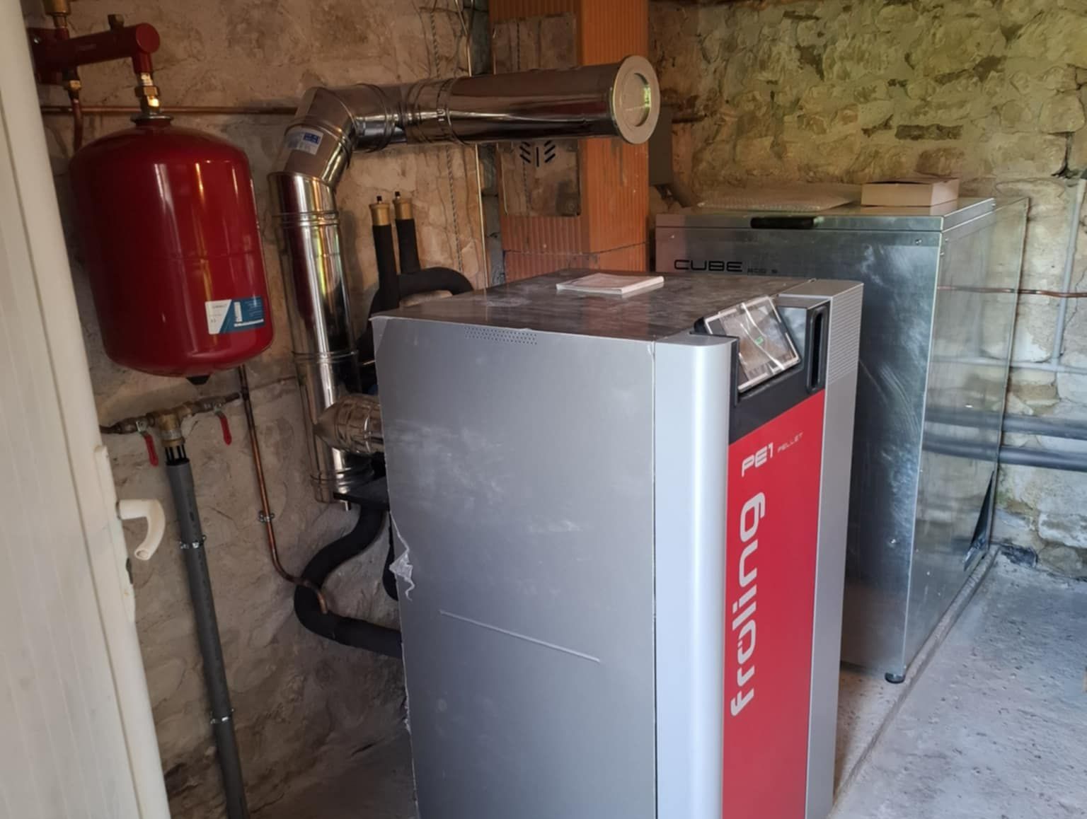 Une pompe à chaleur de la marque Froling