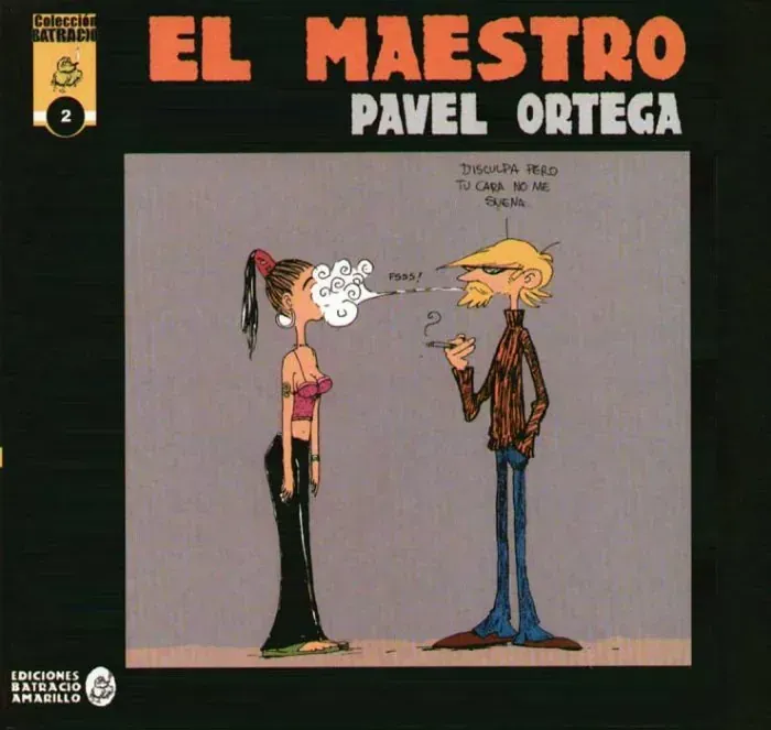 Portada del álbum “El Maestro” de Pavel Ortega, que muestra a un hombr