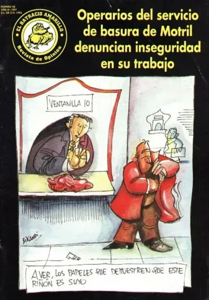 Portada  El batracio Amarillo