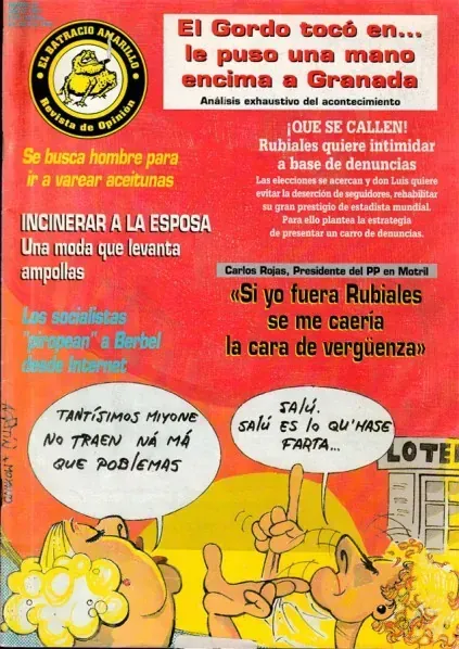Portada  El batracio Amarillo