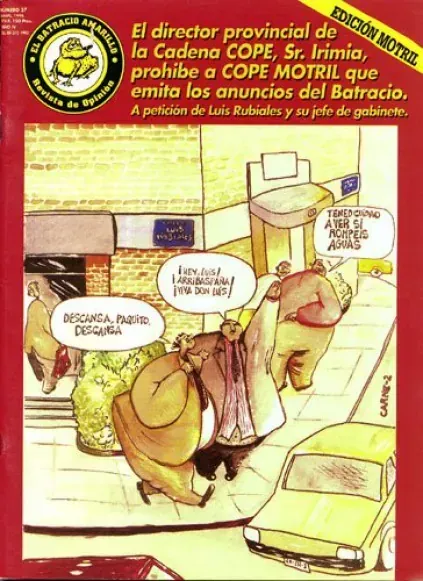 Portada  El batracio Amarillo