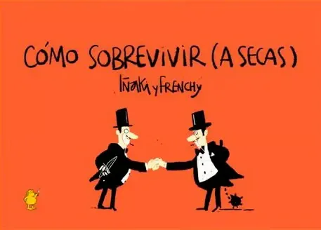 Portada de revista de dibujos animados con dos hombres trajeados discutiendo 