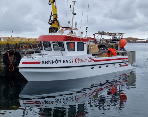 Aflmark skipasala er með til sölu vélbátinn Arnþór EA-37.  Sk.nr. 2434.
Arnþór sem staðsettur er á Kópaskeri er smíðaður árið 2000 hjá Trefjum í Hafnarfirði.