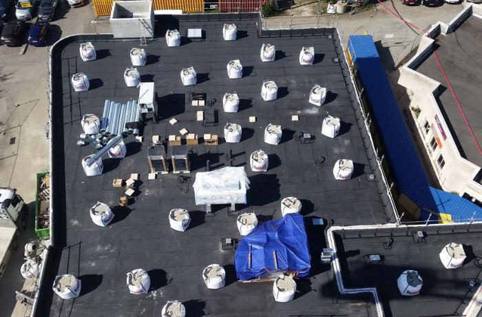 Agrandissement toiture-terrasse hôpital