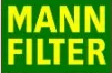 Uma placa verde e amarela que diz filtro mann