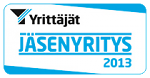Yrittäjät jäsenyritys 2013 -sertifikaatti