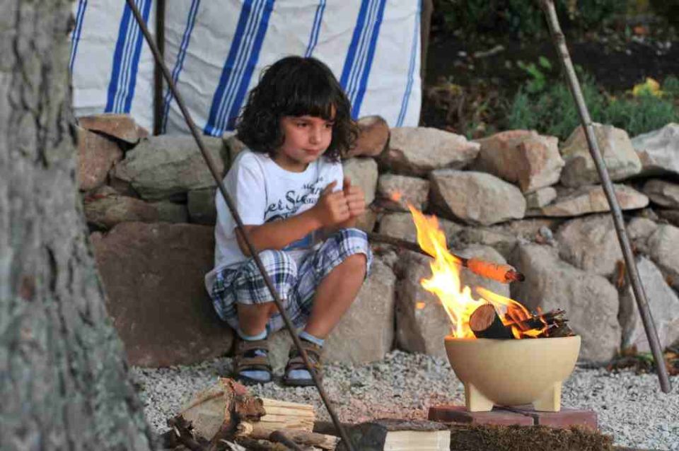 Denk Keramik-Zwergenfeuer