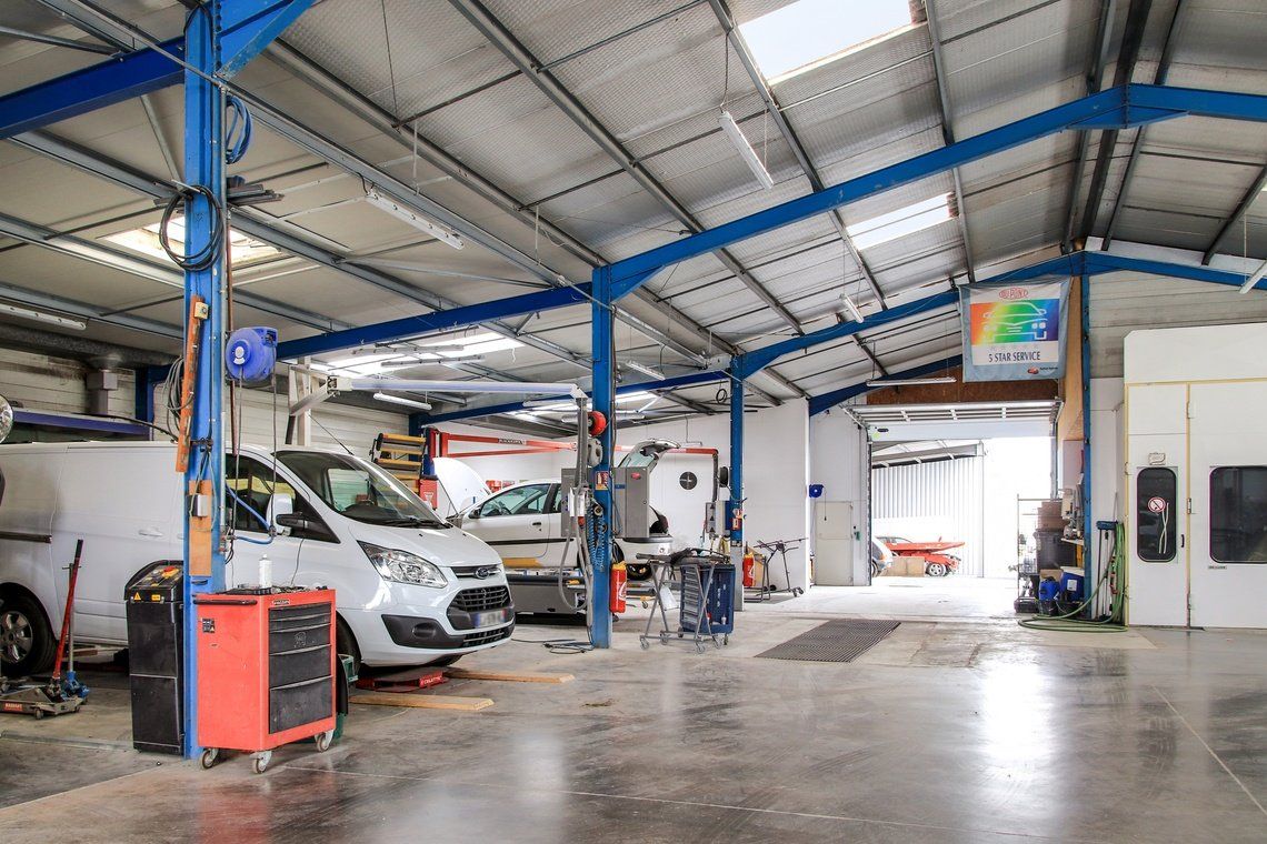 Intérieur du garage.