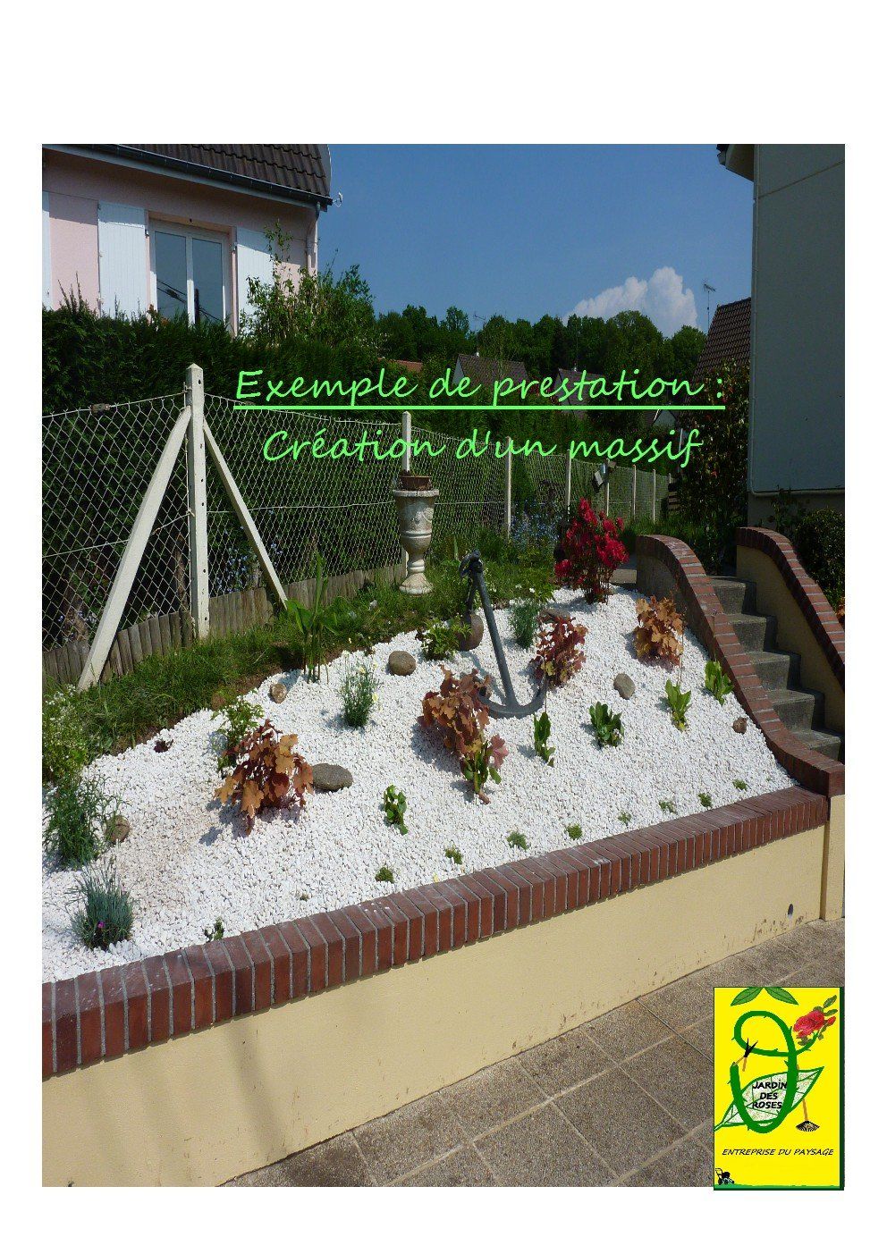 Création d'un massif