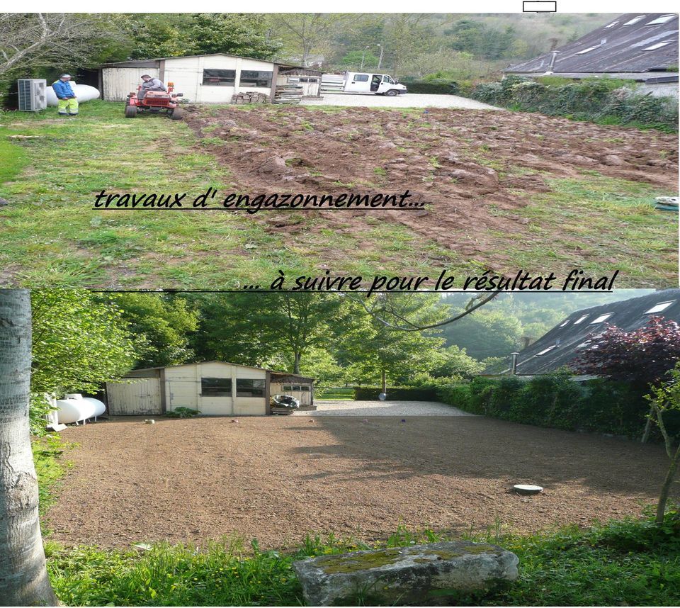 Travaux d’engazonnement