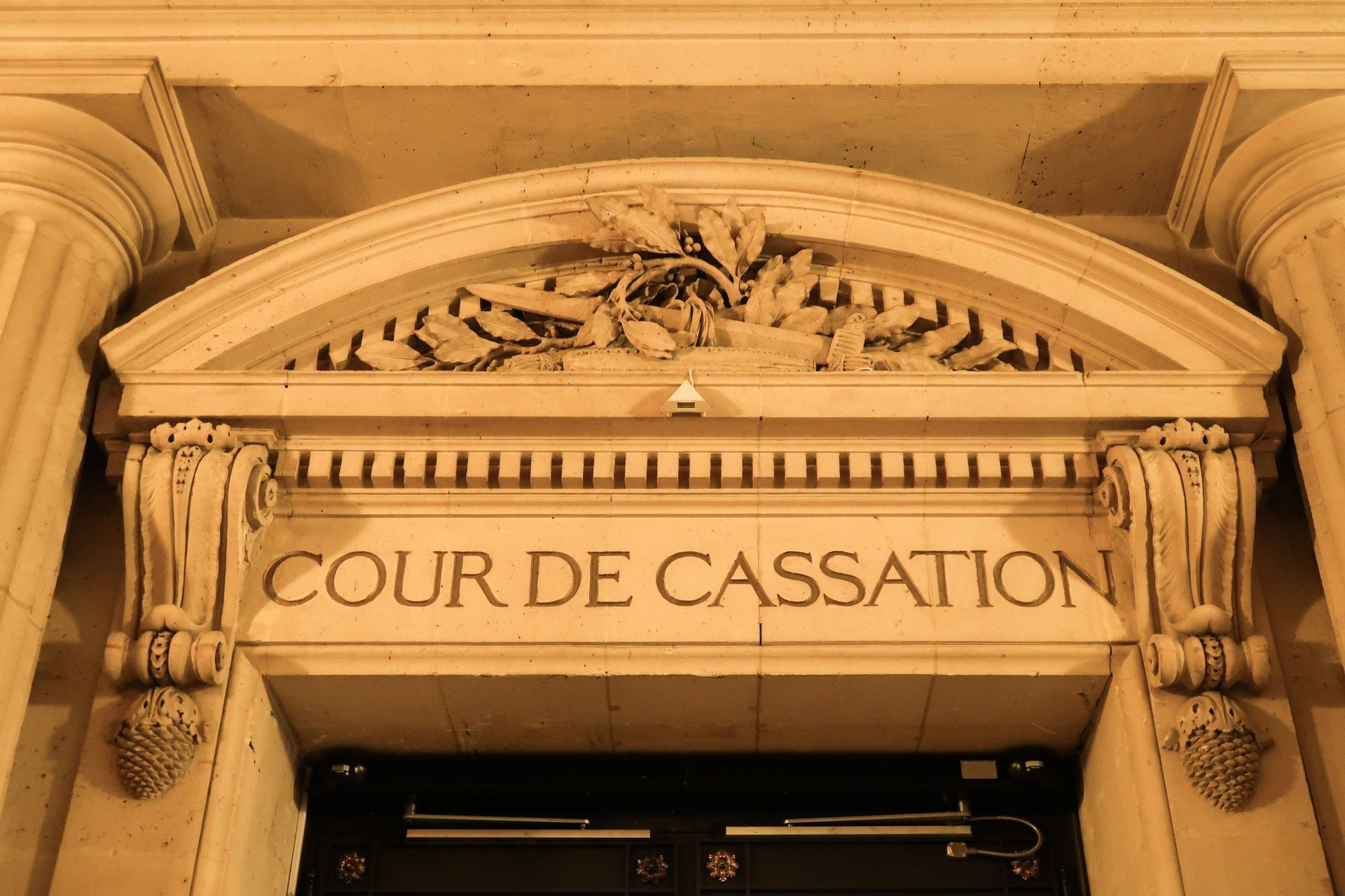 Fronton de la Cour de Cassation