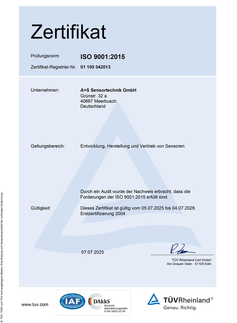 Ein Zertifikat mit einem Dreieck darauf befindet sich auf einem weißen Hintergrund.