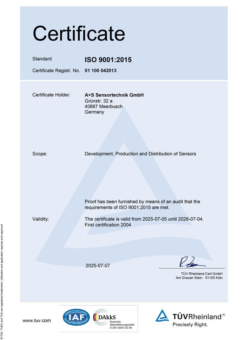 Ein Zertifikat mit einem Dreieck darauf befindet sich auf einem weißen Hintergrund.