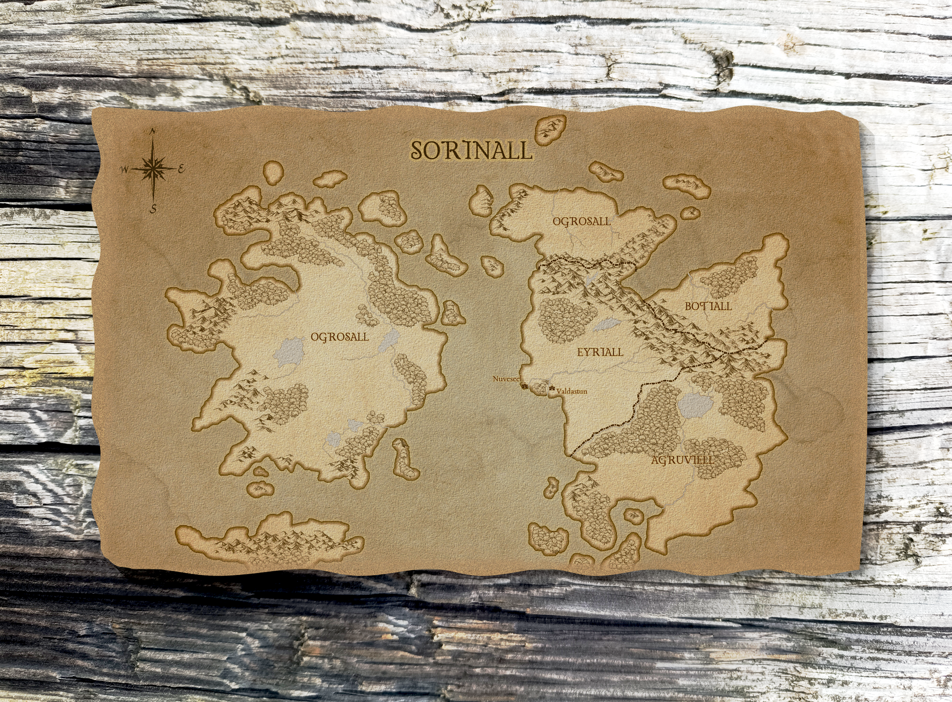 Sorinall Karte Sorinall