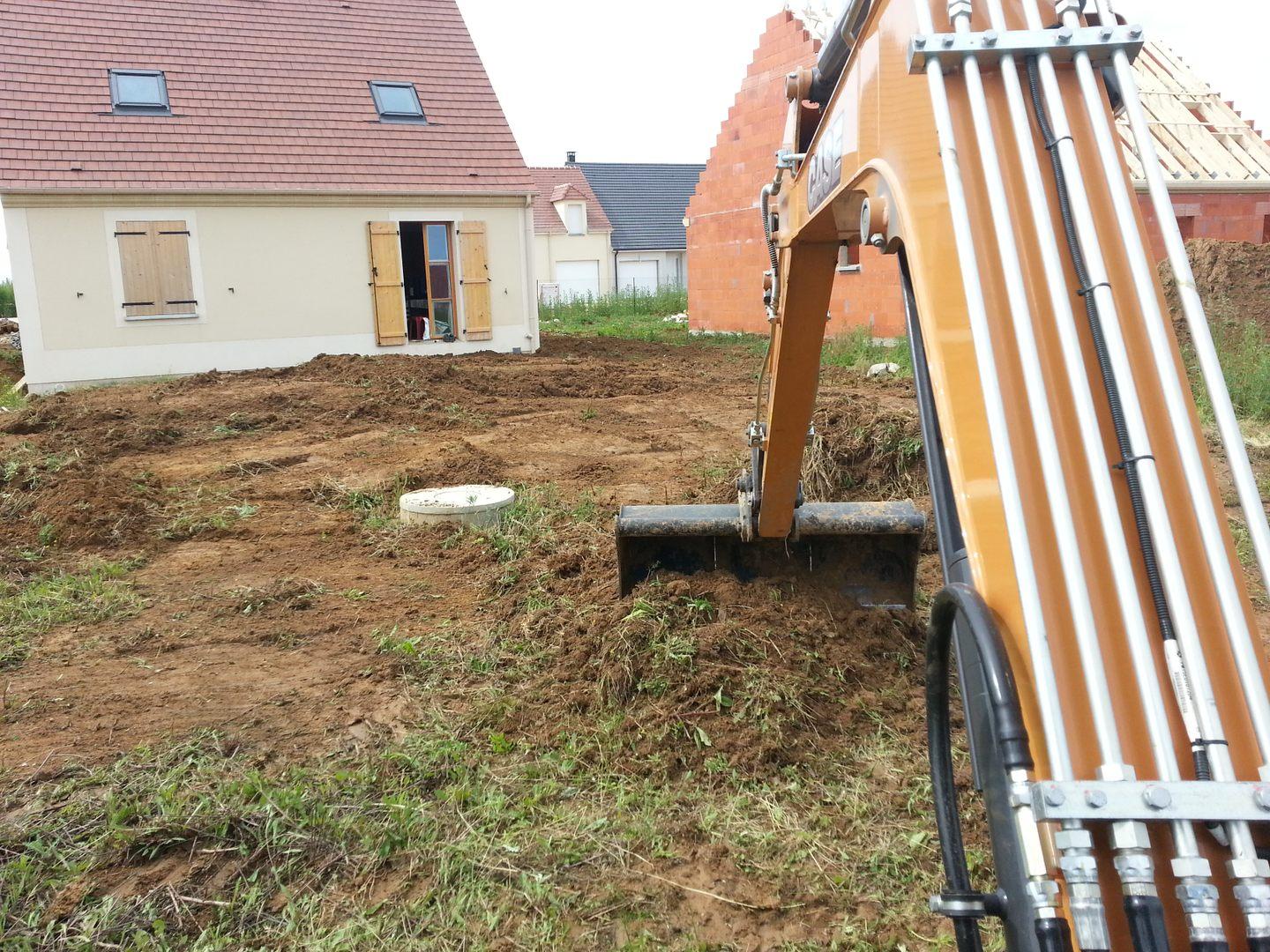 Chantier minipelle