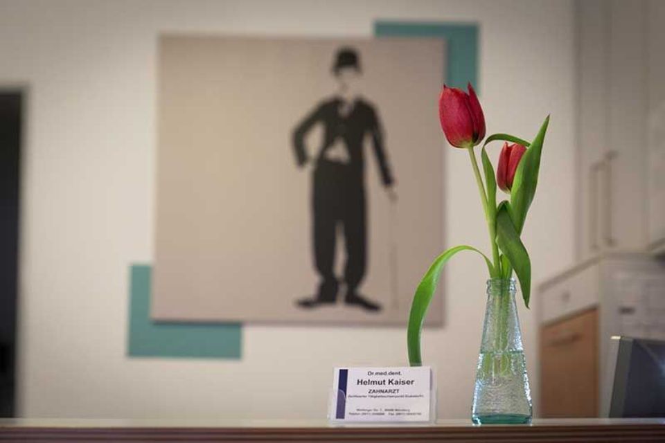 Rezeption beim Zahnarzt