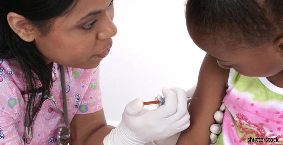 Injection de vaccin