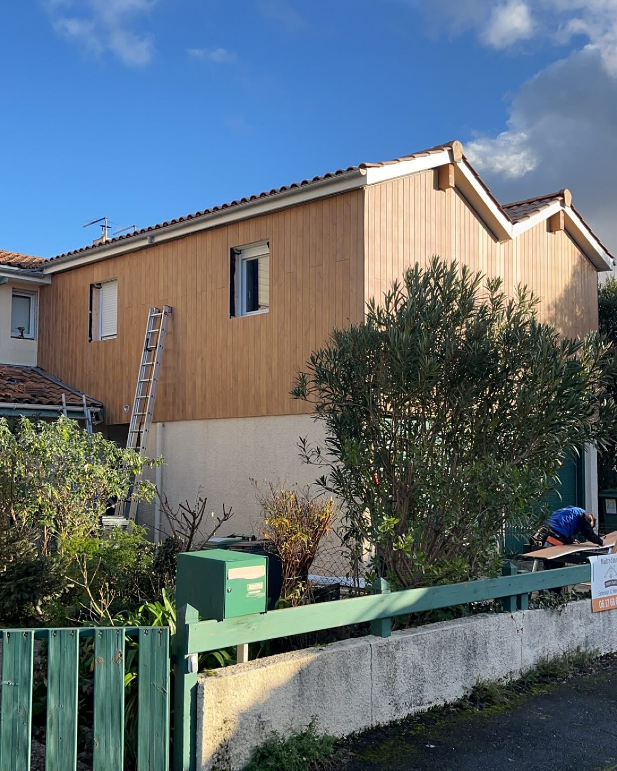 Surélévation en bois pour une maison de plain-pied