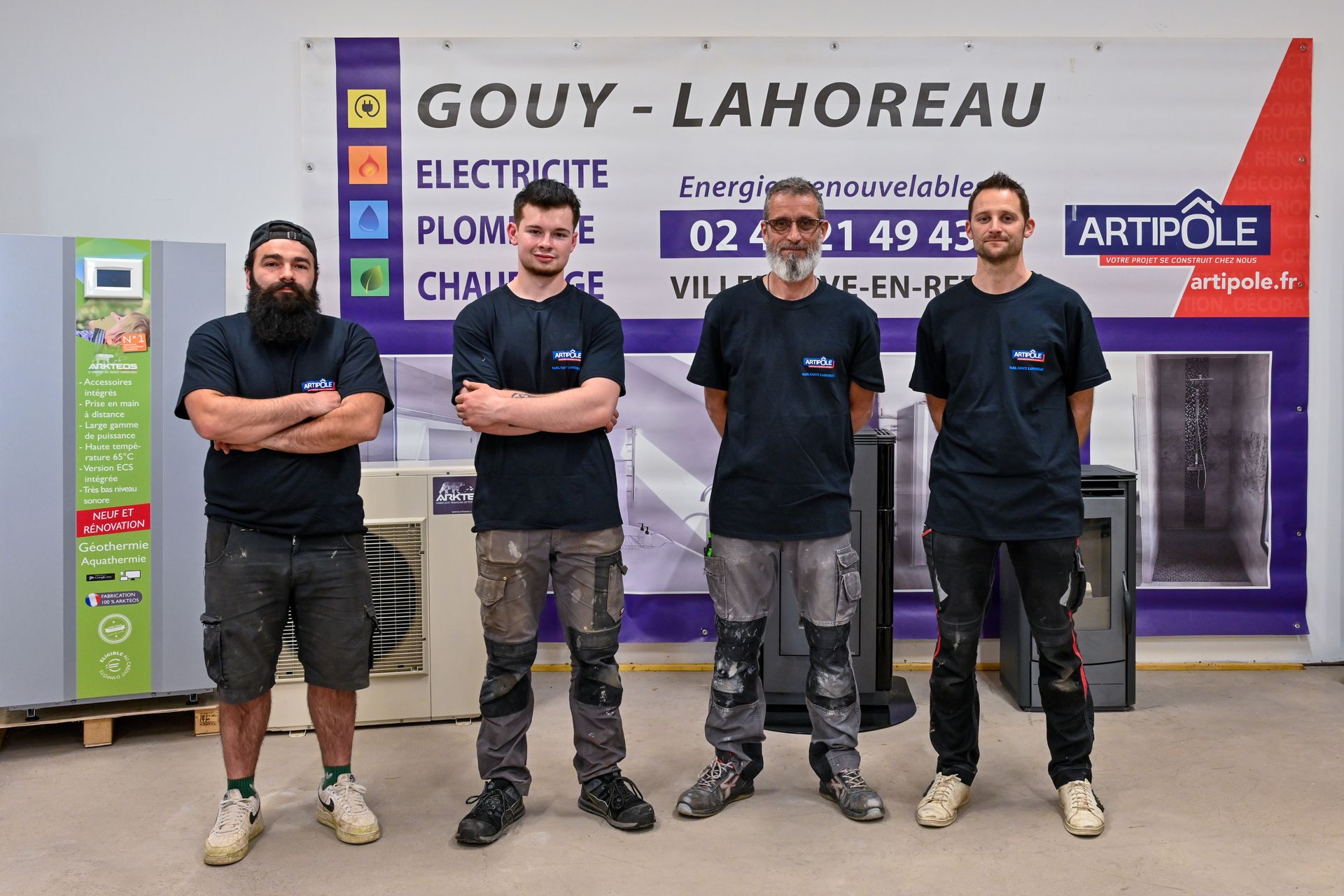 L'équipe de la SARL Gouy Lahoreau