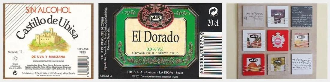 Tres botellas de alcohol una de las cuales es el dorado
