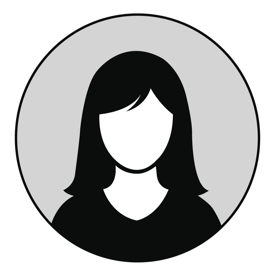 Silhouette d'une femme.