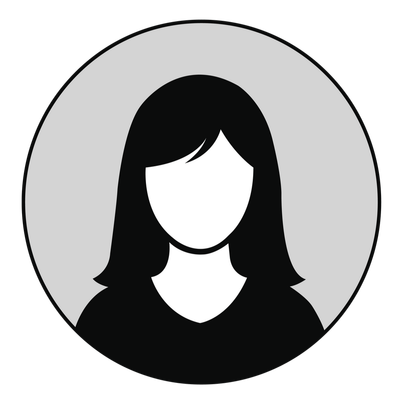 Silhouette d'une femme.