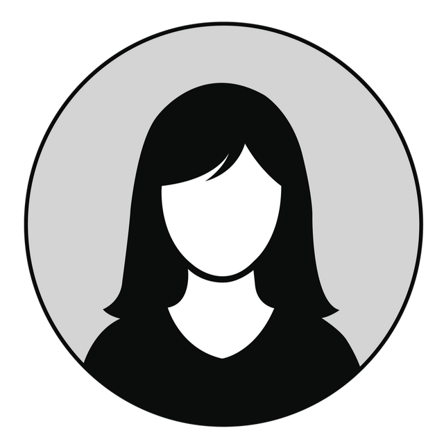 Silhouette d'une femme.