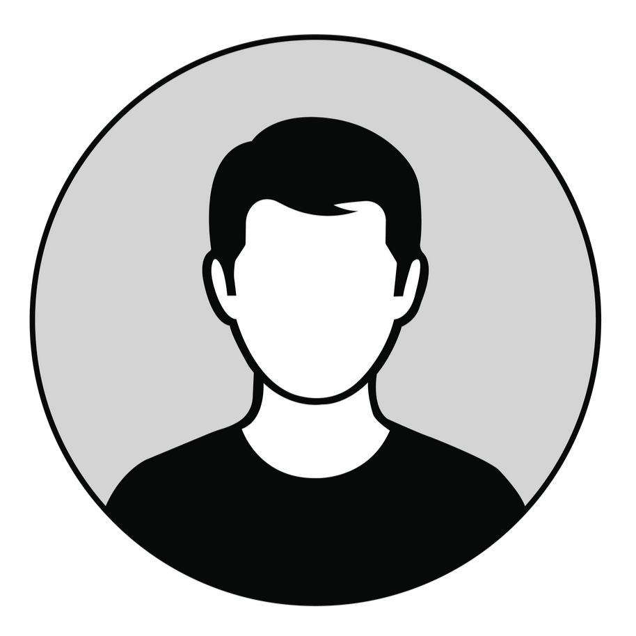 Silhouette d'un homme.