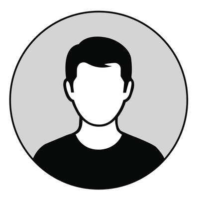 Silhouette d'un homme.