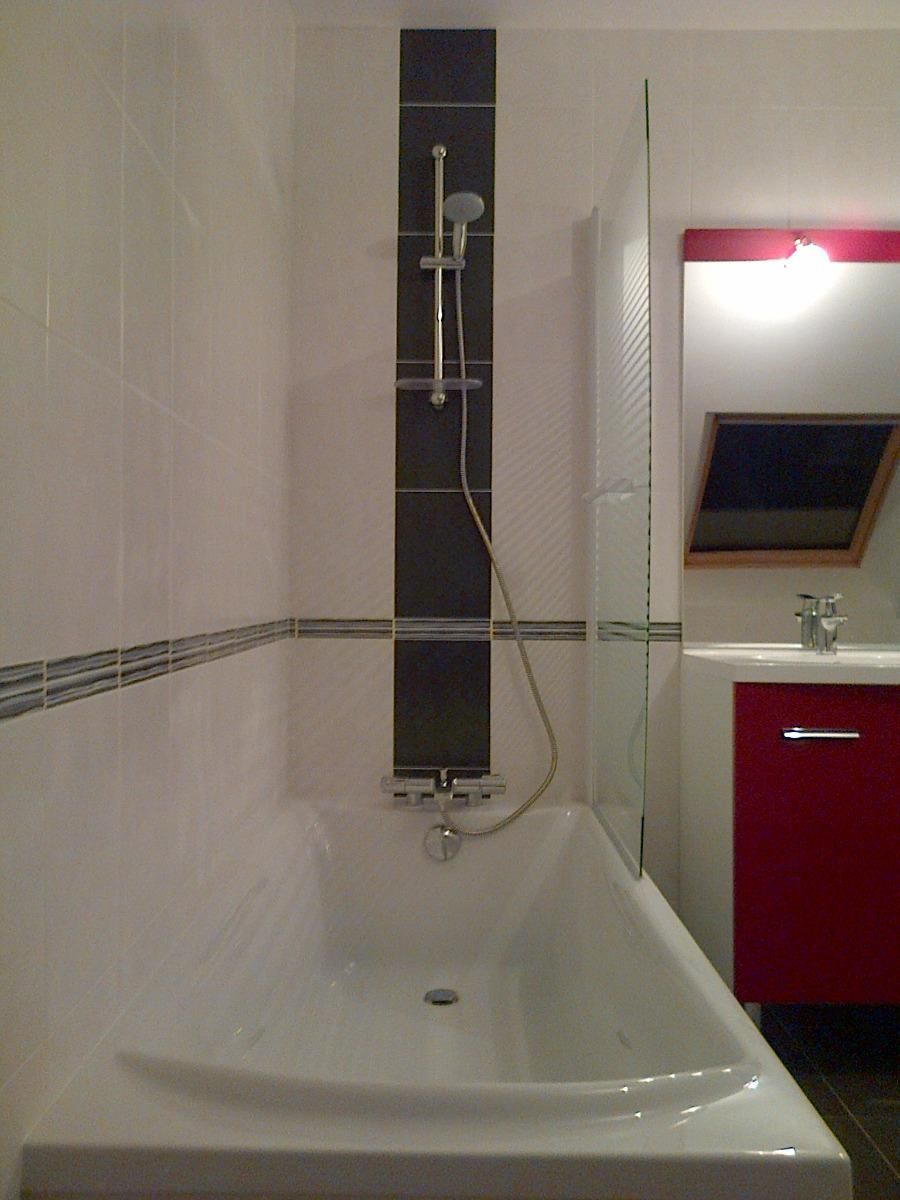 Combinaison douche et baignoire