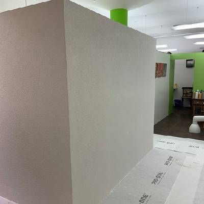 Wand, die von der Cammardella GmbH hochgezogen wurde