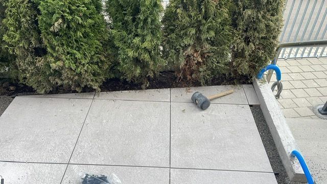 Terrasse, die von der Cammardella GmbH gestaltet wurde