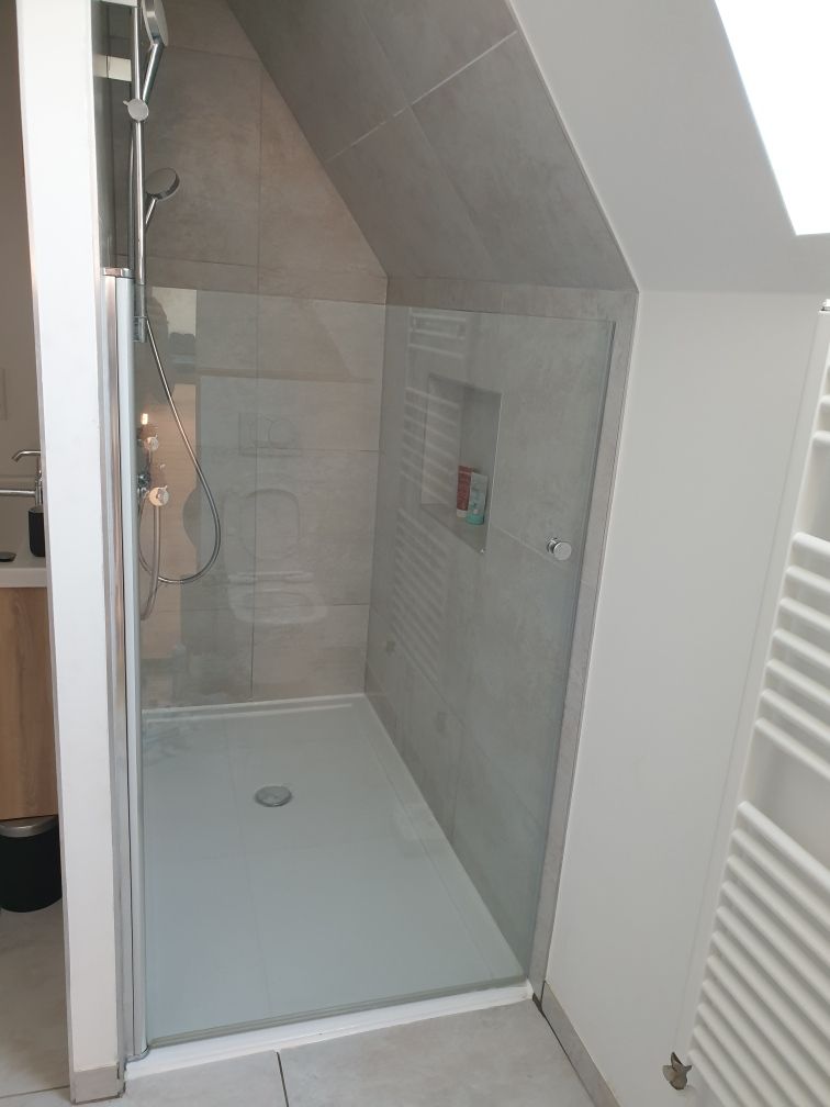 Création d'une douche à l'italienne par Point Lampérier