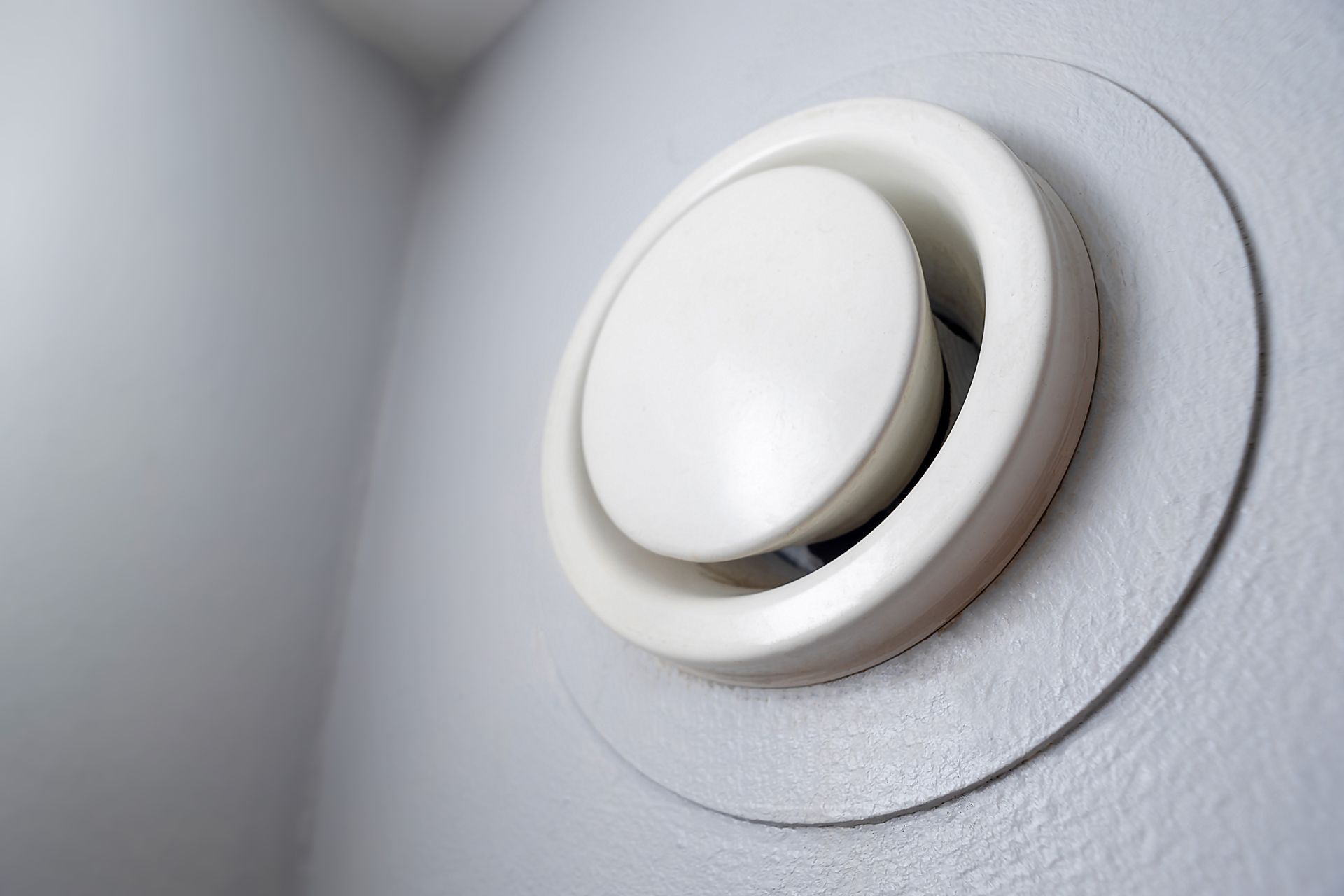 Une ventilation murale ronde
