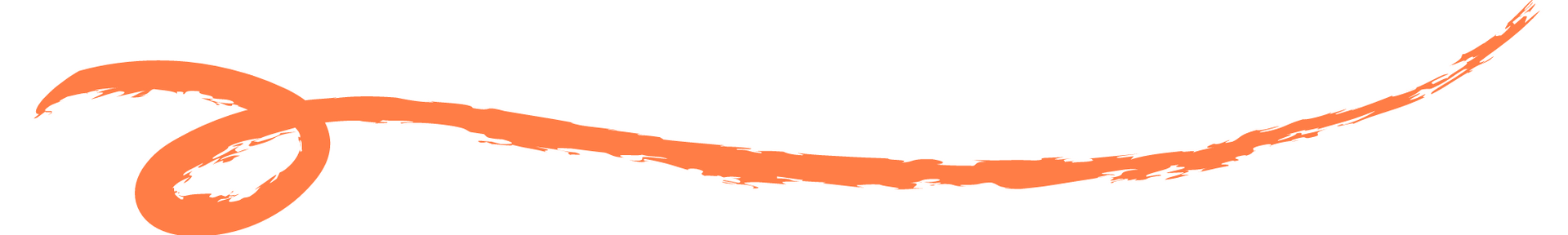 Un primer plano de un remolino naranja sobre un fondo blanco.